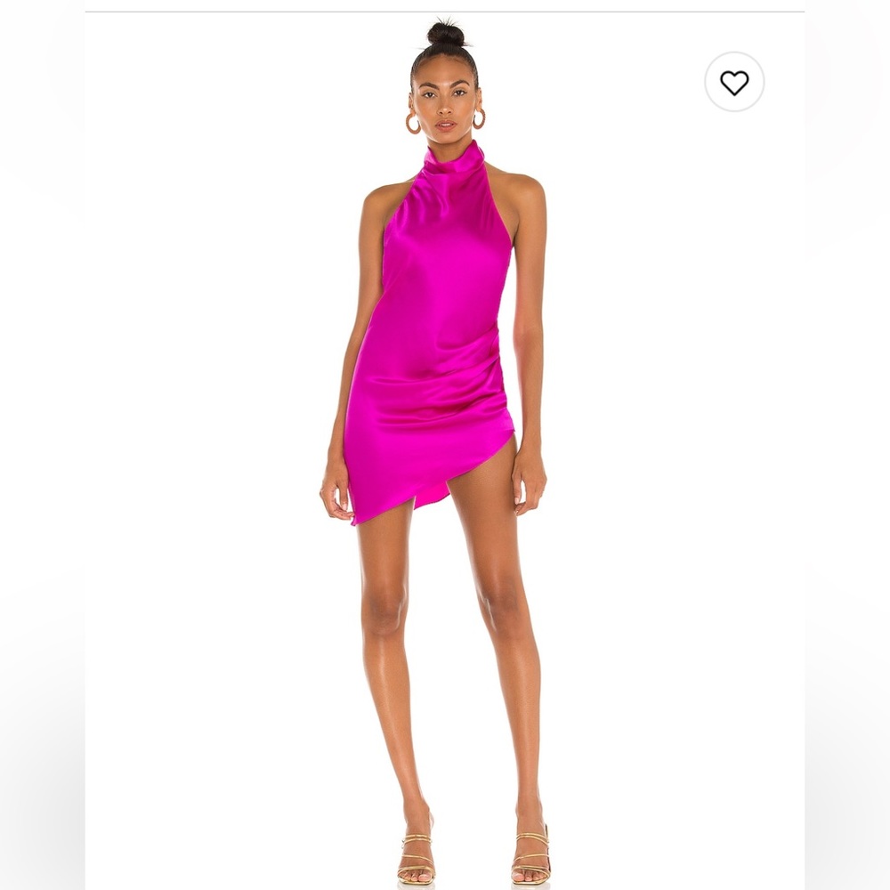 Revolve Samba Dress in Dark Hot Pink